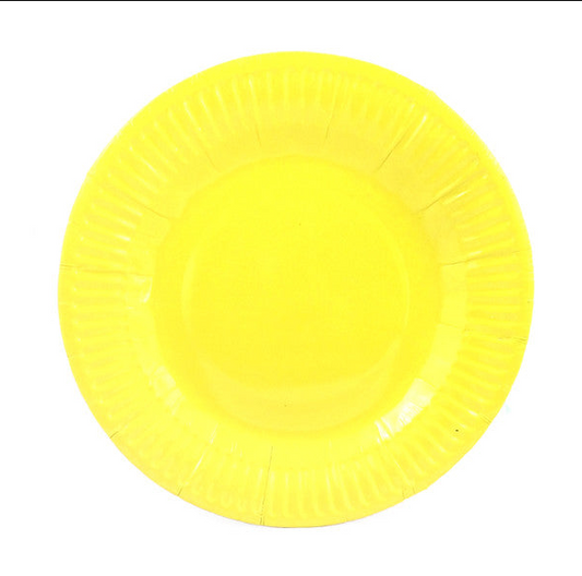 PLATOS DE CATRON AMARILLO X10