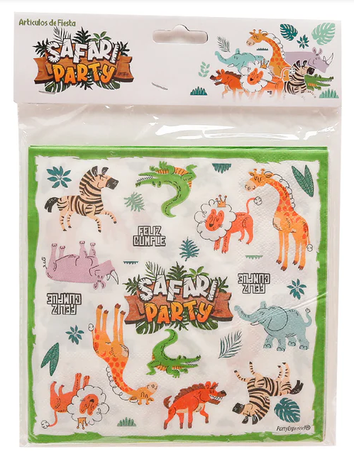 Servilletas Safari Party X12