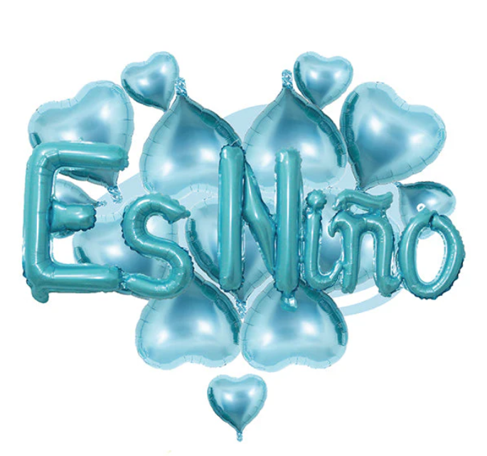 Globo Mylar/Latex Es Niño 16 Piezas