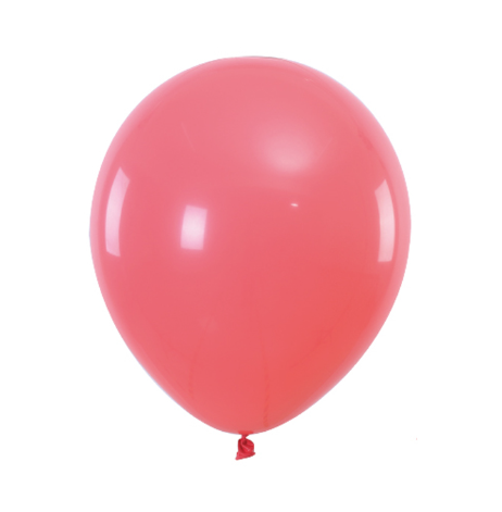 GLOBO R9 PASTEL ROJO X25