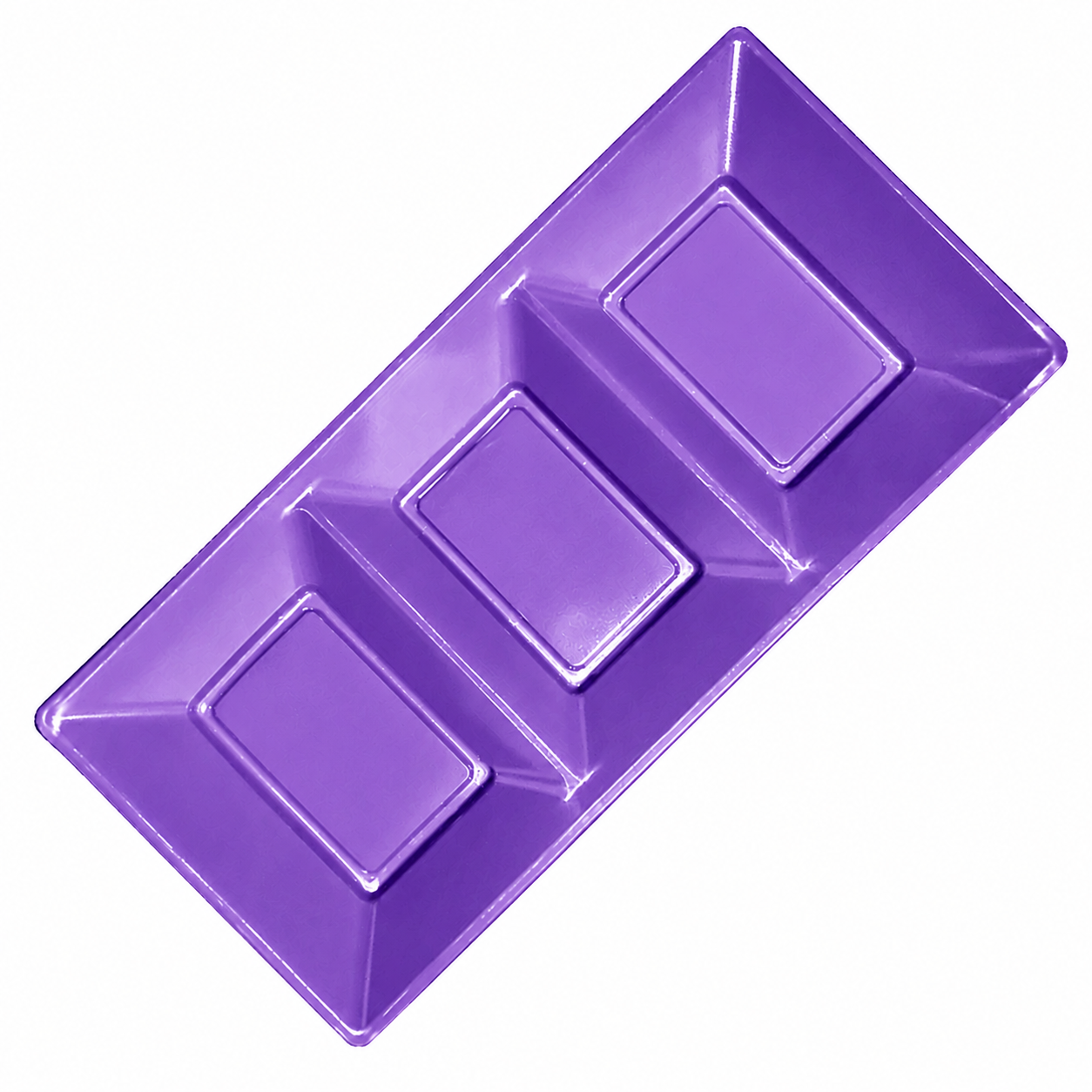 Bandejas 3 divisiones x3 uni COLOR A CELECCIONAR