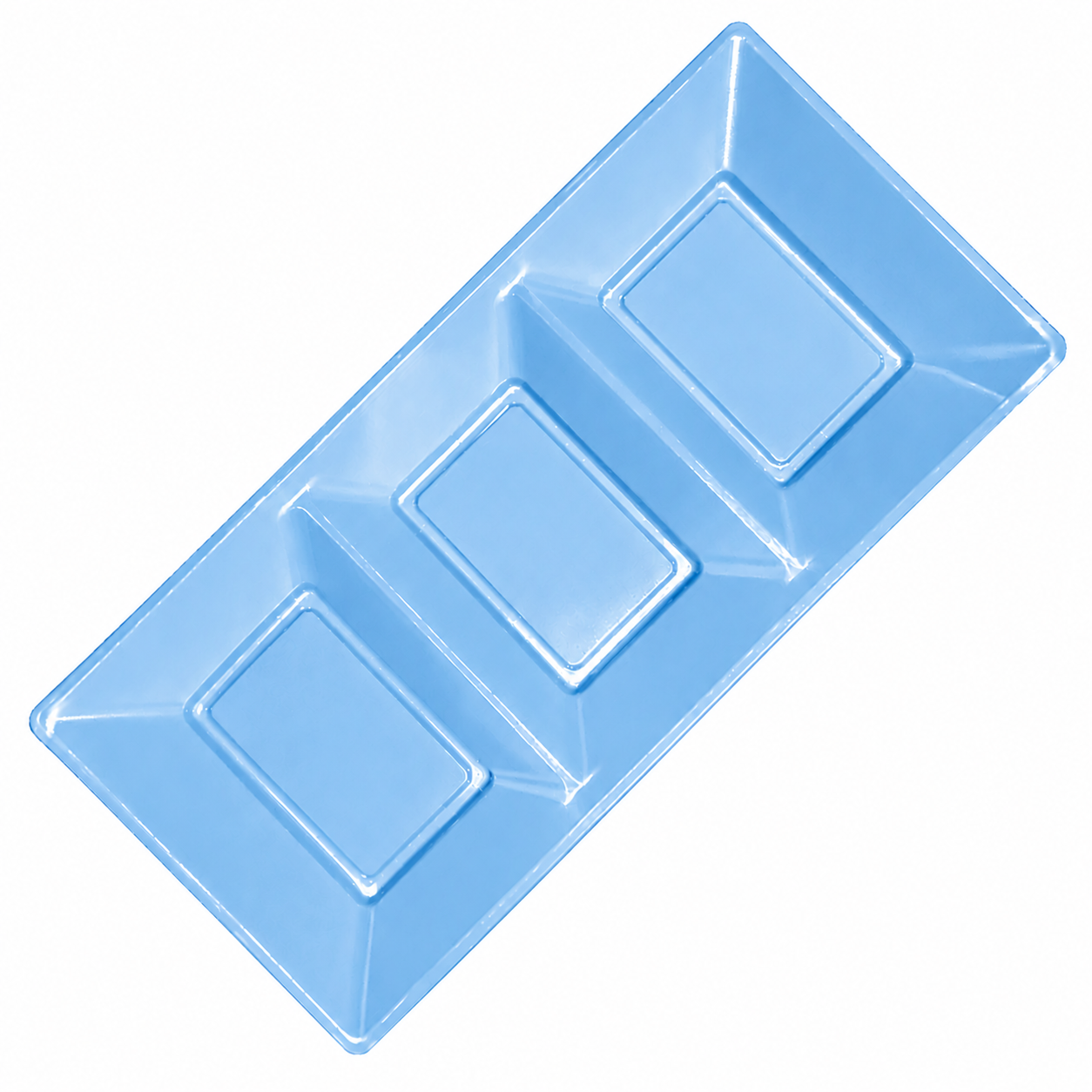 Bandejas 3 divisiones x3 uni COLOR A CELECCIONAR