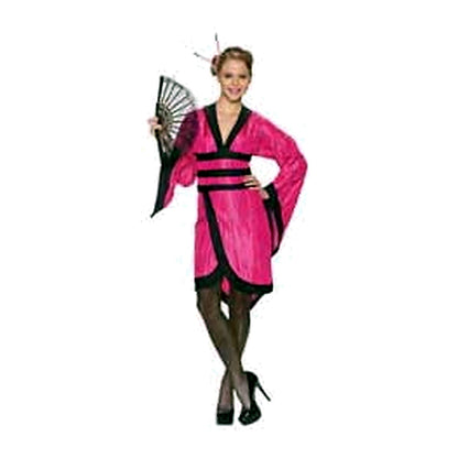Disfraz Geisha Fucsia Mujer