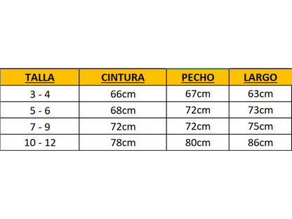 Vestido Huasa Chinita Floreado Burdeo/Blanco