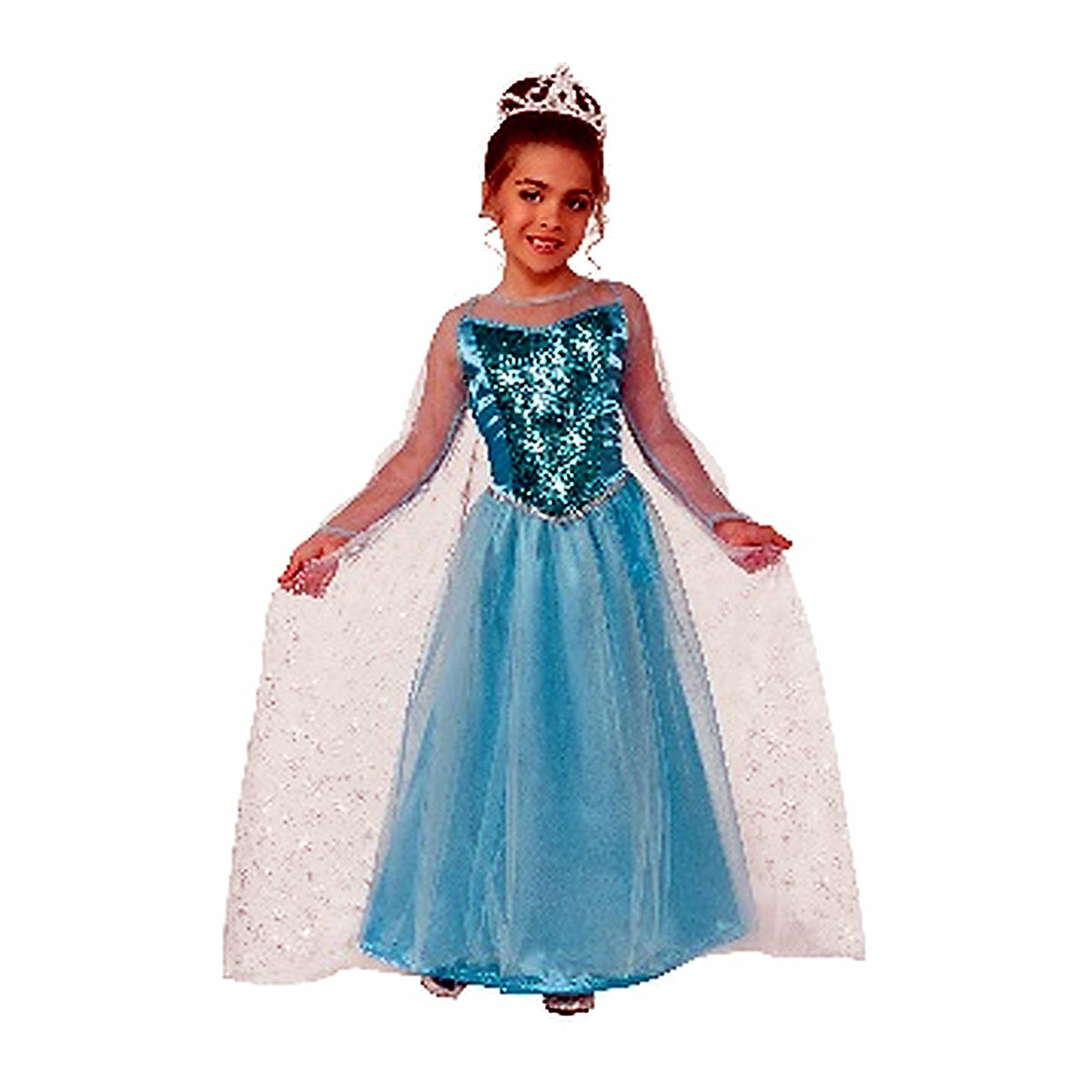 Disfraz Princesa Krystal Niña · vista 2