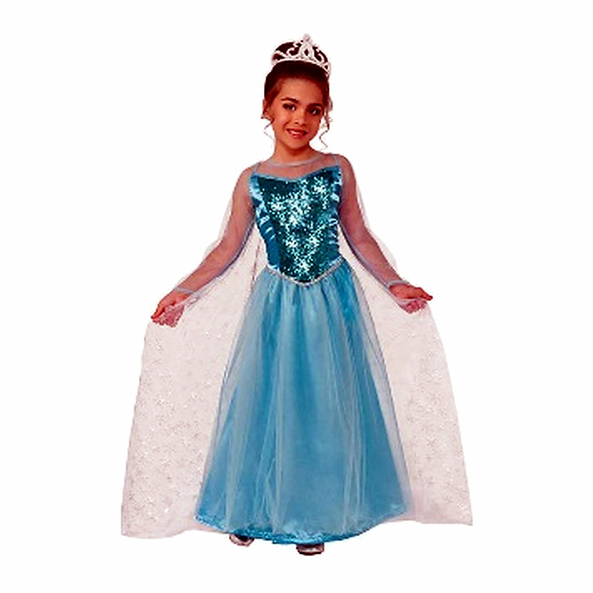Disfraz Princesa Krystal Niña · vista 3