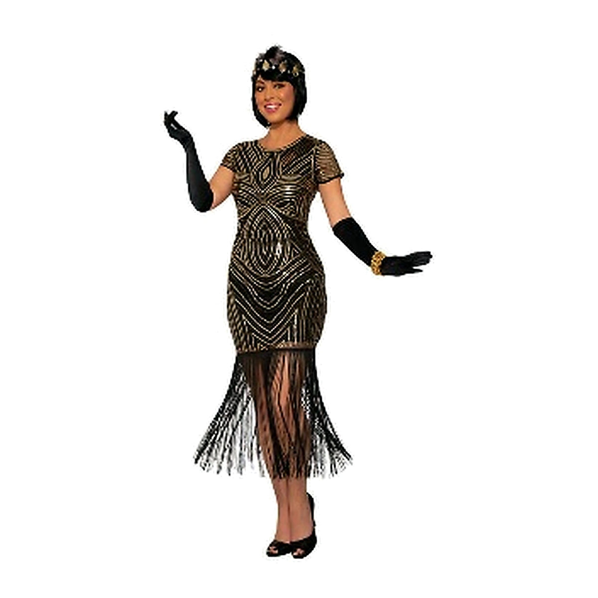 Disfraz Flapper Art Decó Mujer · vista 2