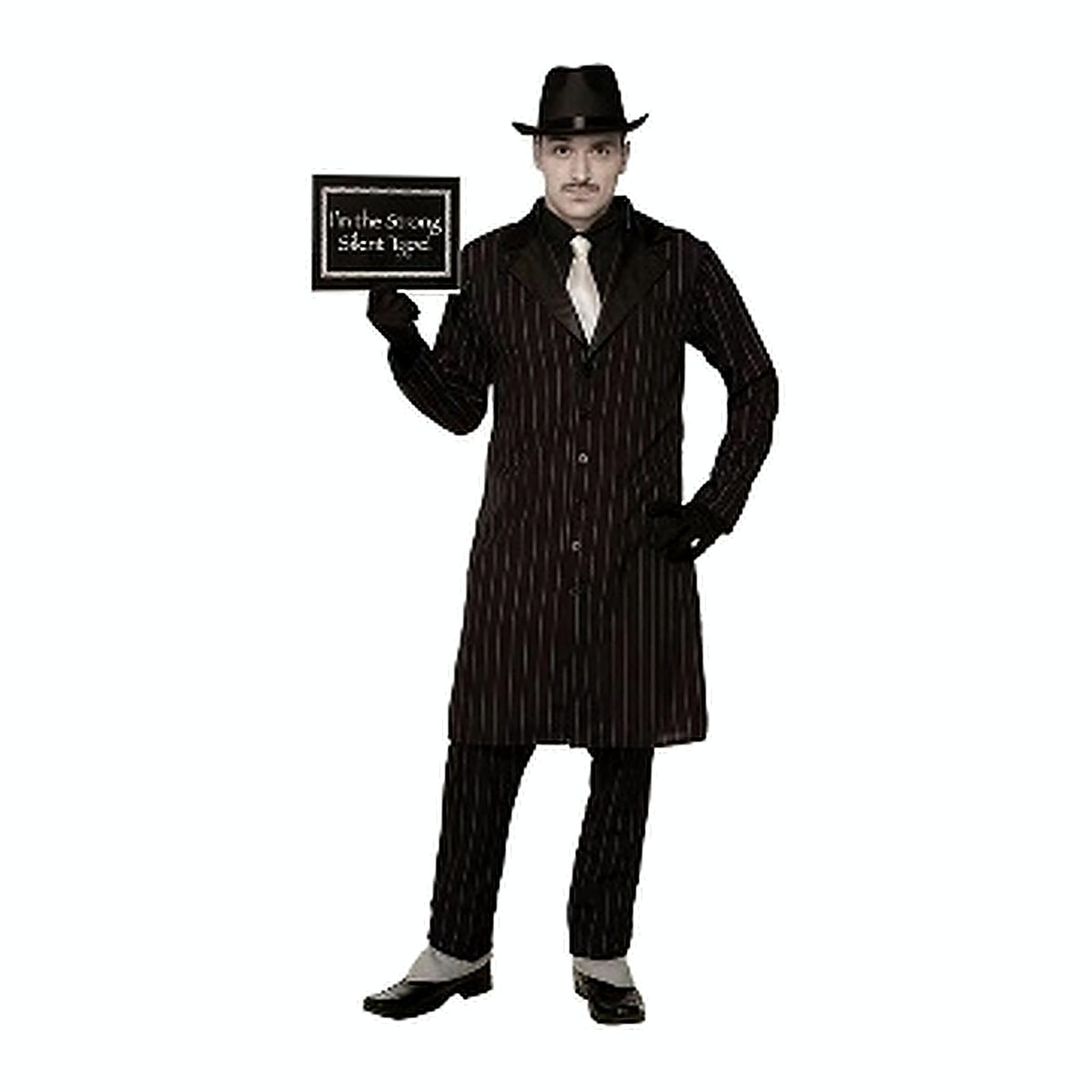 Disfraz Gánster Cine Mudo Hombre