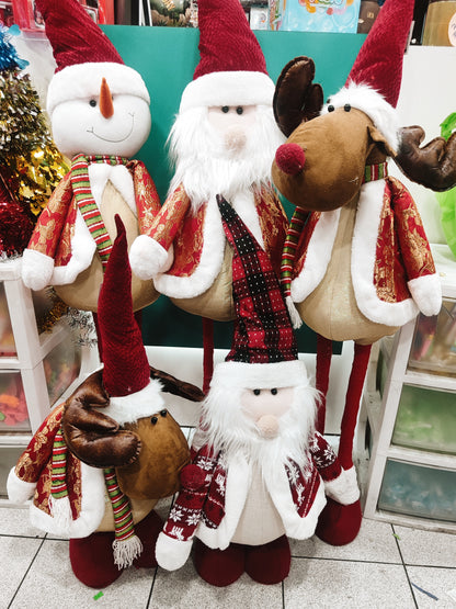 Muñecos decorativos de navidad, patas largas 135cm