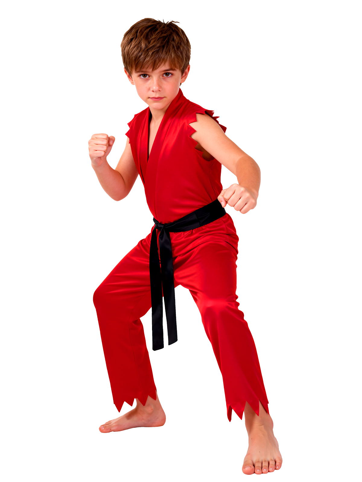 Traje Karateka Rojo 13-14 - Don Cotillón