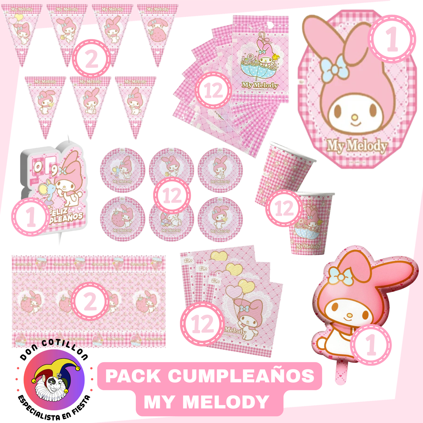 PACK DE CUMPLEAÑOS MY MELODY