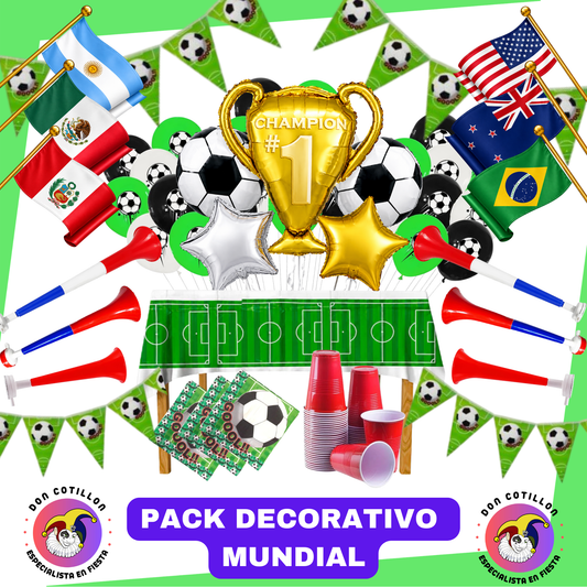 PACK MUNDIAL DECORATIVO