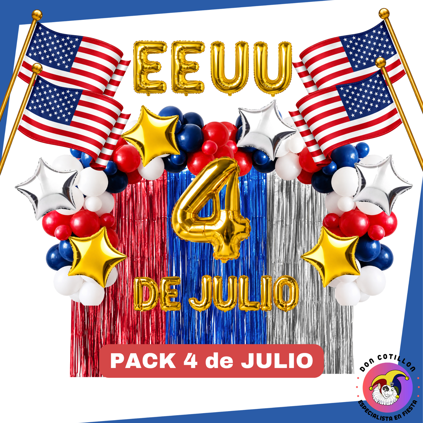 PACK 4 DE JULIO EEUU