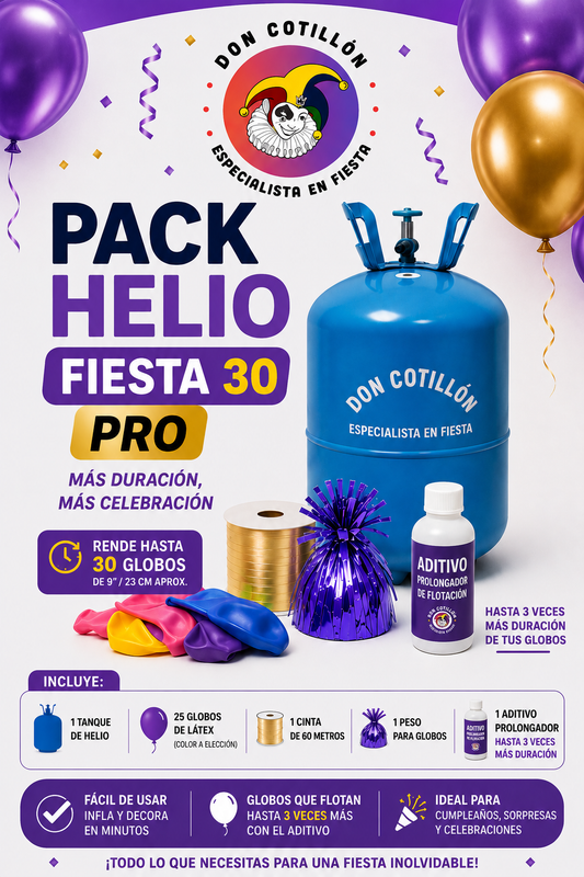 Pack Helio fiesta 30 PRO 🏆MÁS VENDIDO