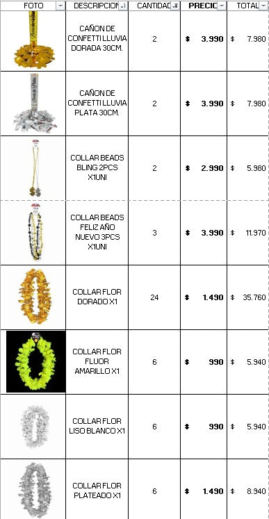 PACK AÑO NUEVO DON COTILLON PRO 400 INVITADOS