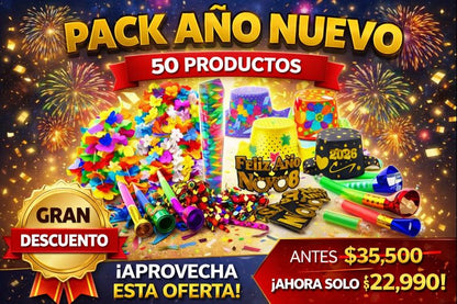 PACK AÑO NUEVO 50 PRODUCTOS