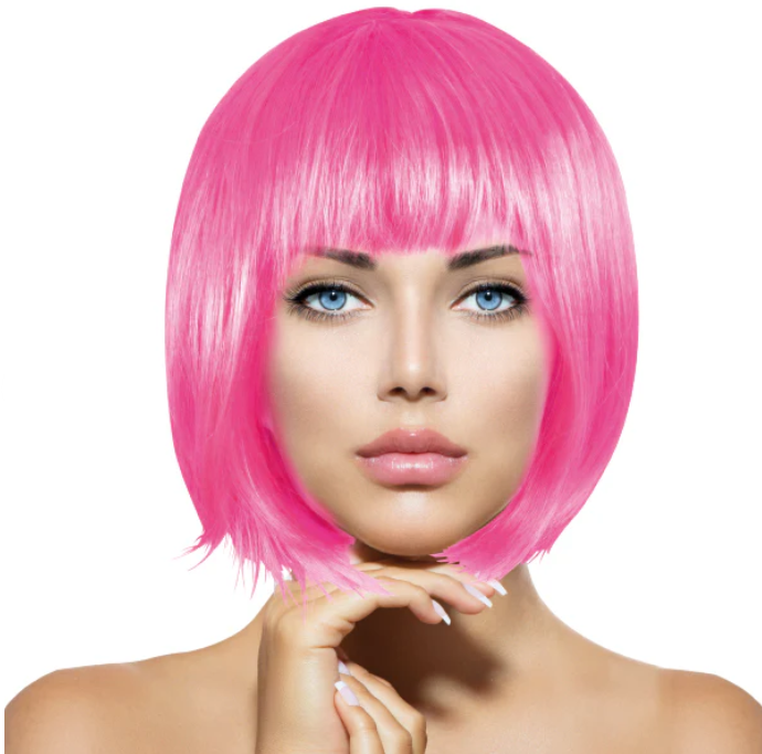 PELUCA CORTA FUCSIA