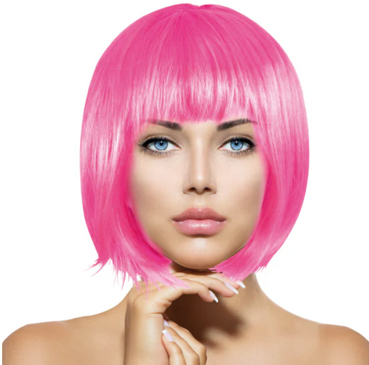 PELUCA CORTA FUCSIA
