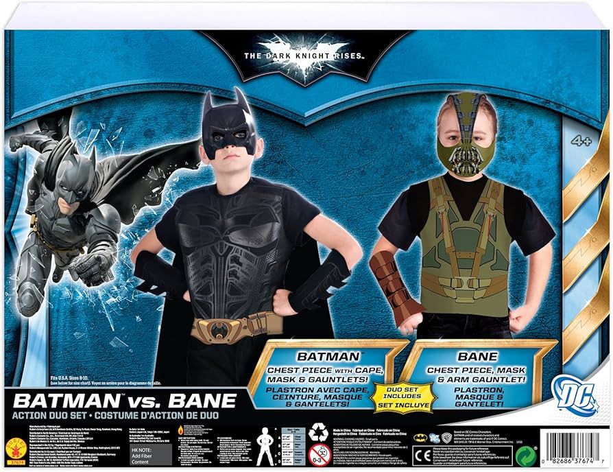 Set de Disfraces Batman y Bane para Niños