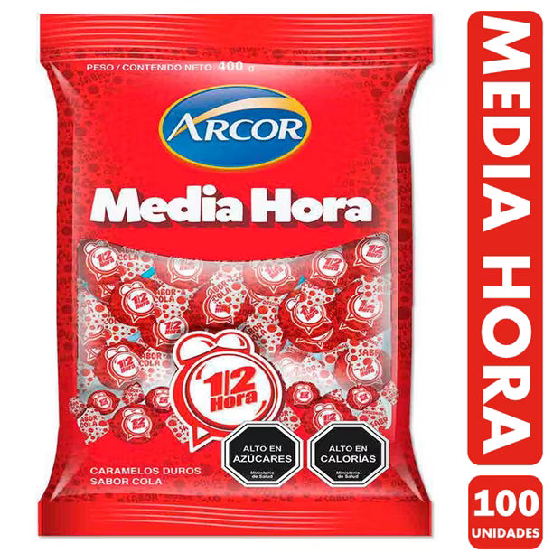 CARAMELOS 1/2 HORA 400GR DOS EN UNO