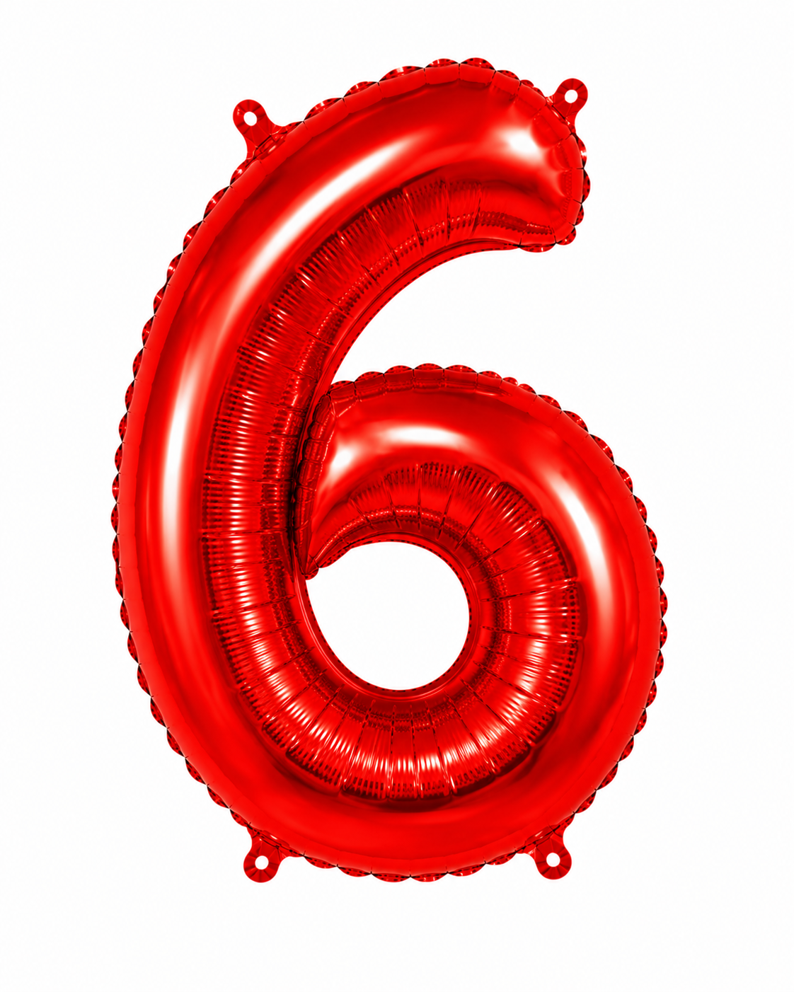 GLOBO DE NUMERO 6 DE 32"