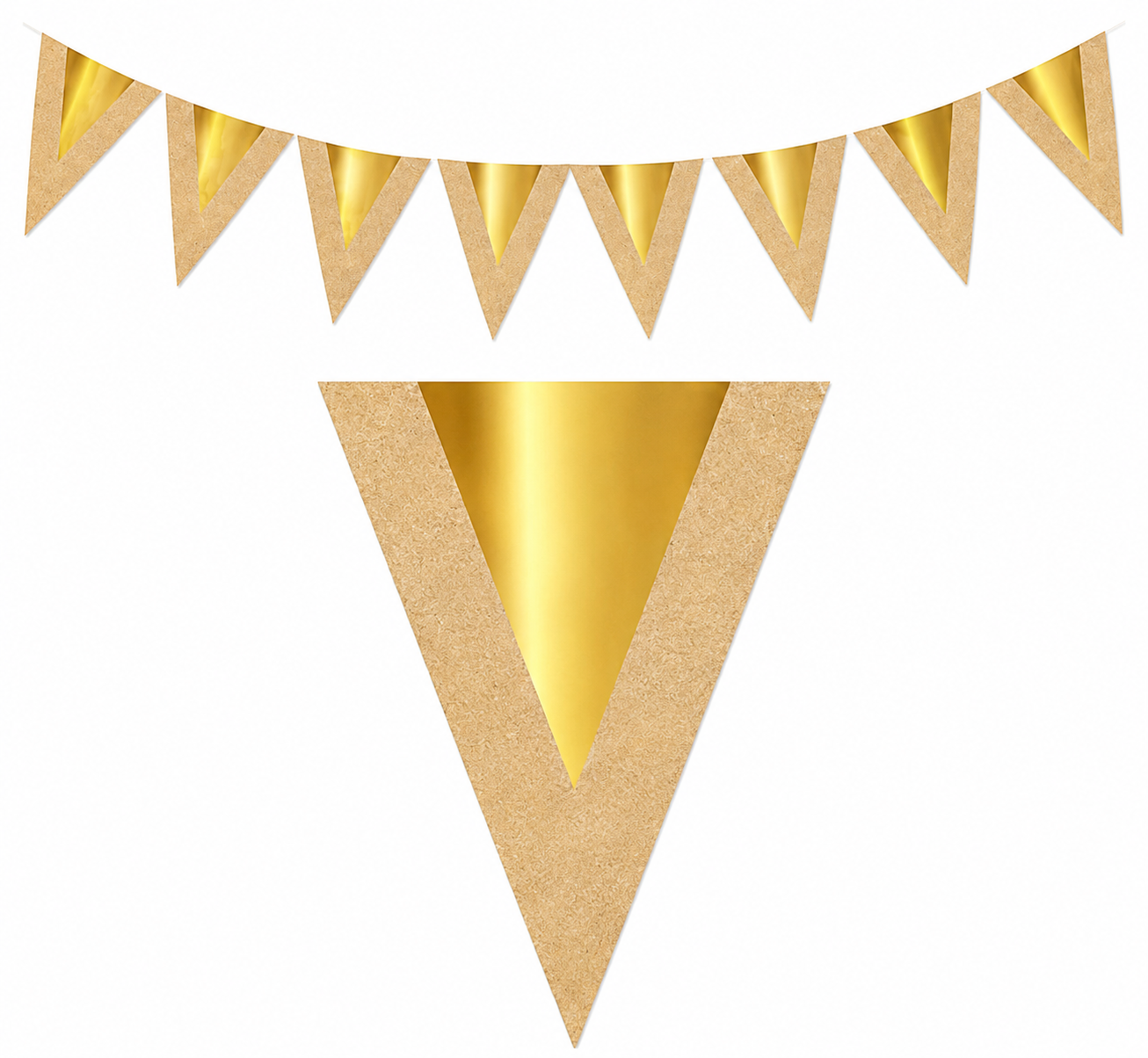 Banderin Golden Kraft
