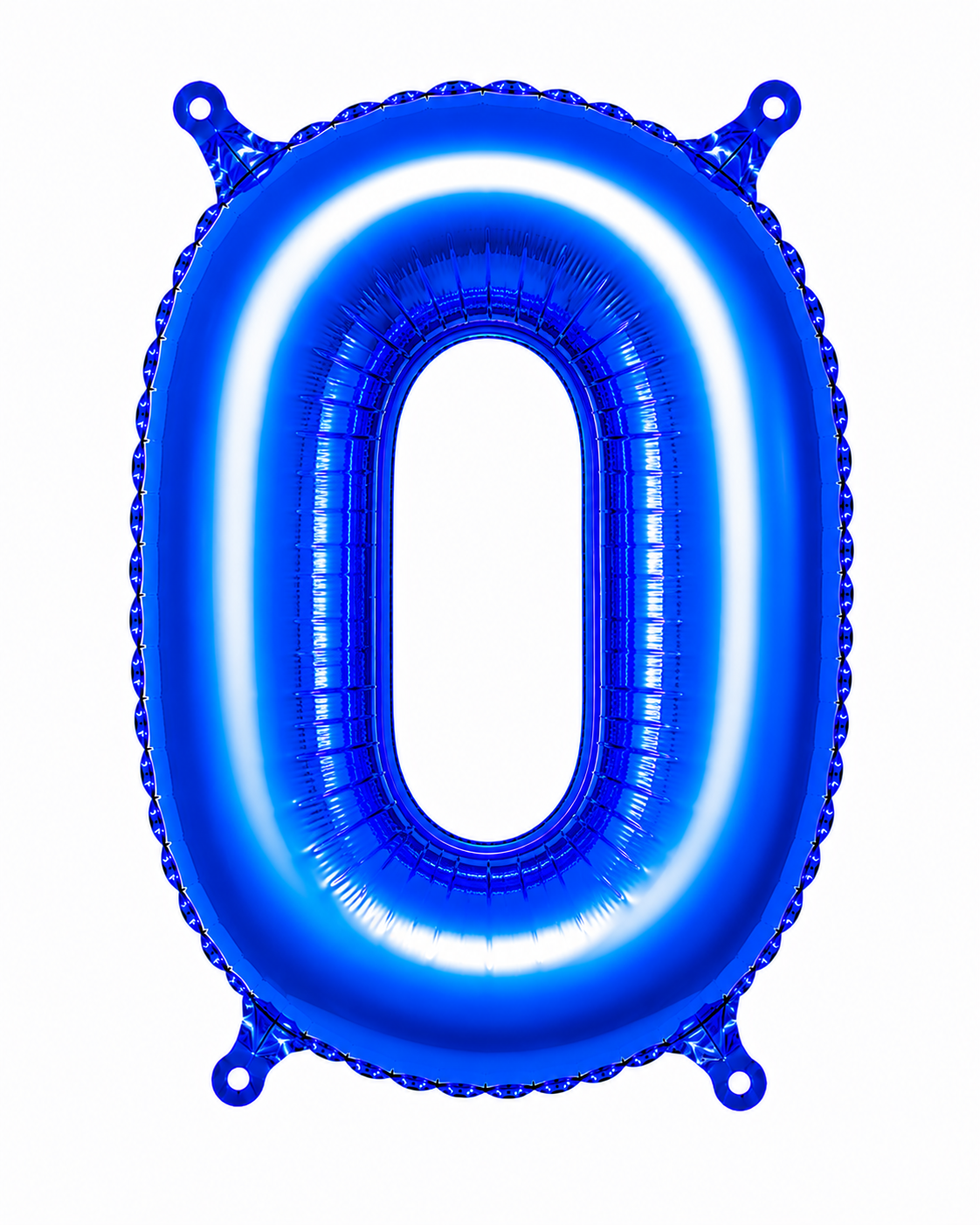 NUMERO DE GLOBO 0 AZUL 32"