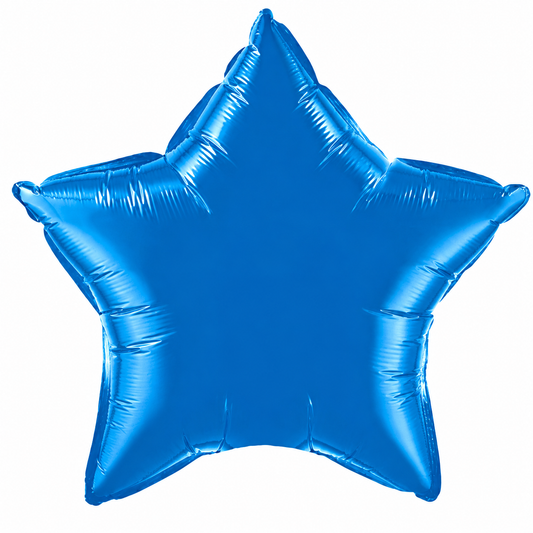 GLOBO MYLAR ESTRELLA AZUL 18"