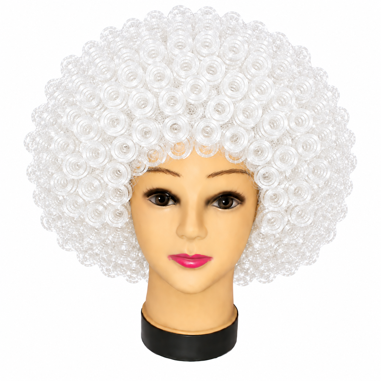 PELUCA AFRO BLANCA