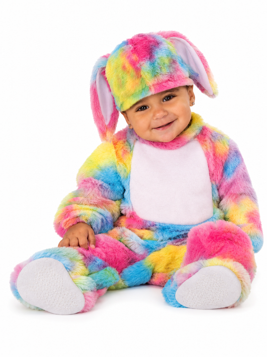 DISFRAZ CONEJITO MULTICOLOR BEBE