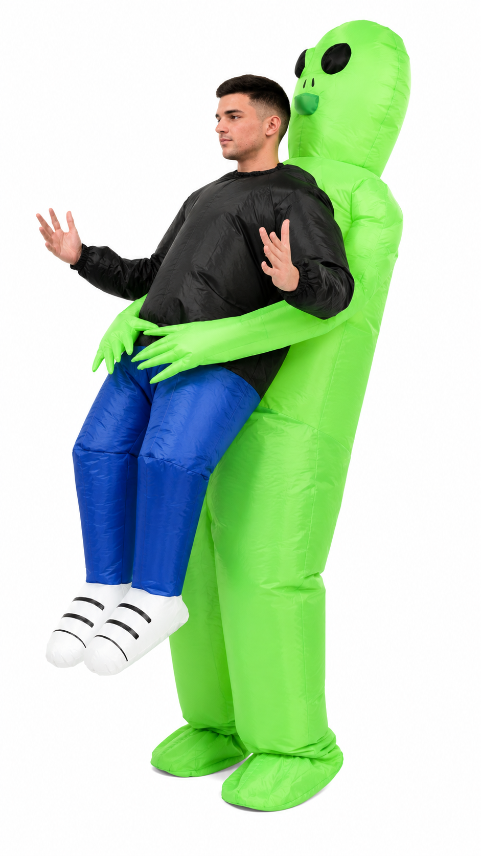 DISFRAZ ALIEN Y HOMBRE