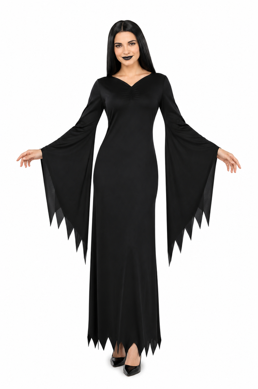 DISFRAZ MORTICIA ADAMS