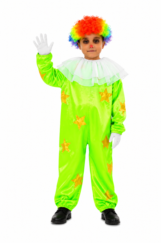 DISFRAZ PAYASO FLUOR NIÑO