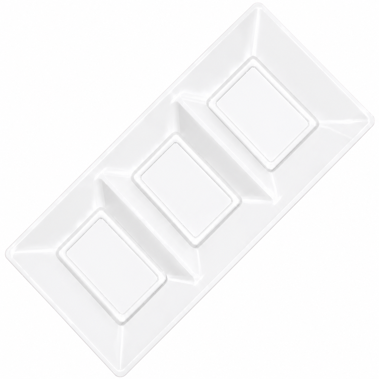 Bandejas 3 divisiones x3 uni COLOR A CELECCIONAR