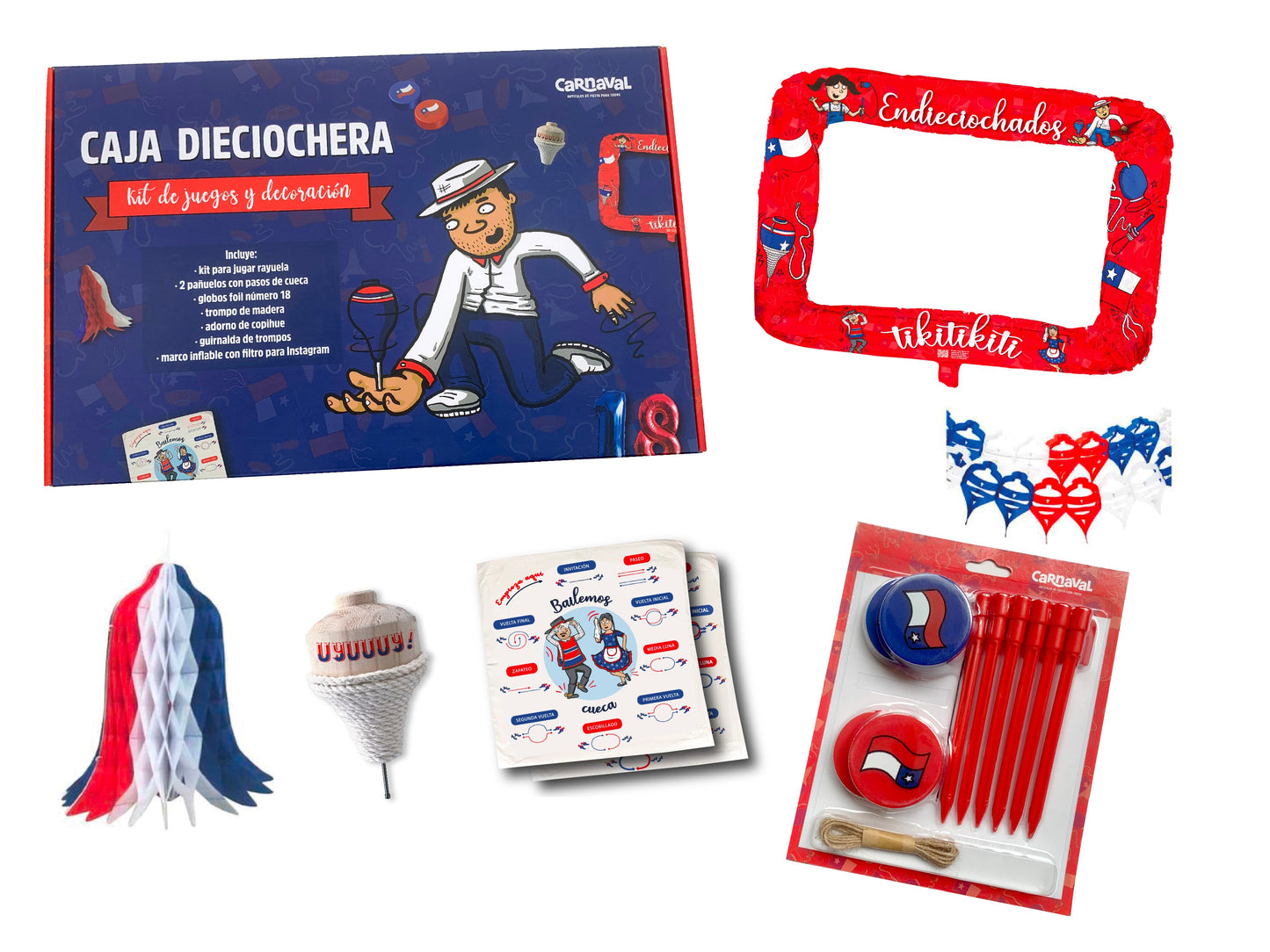 Caja Dieciochera Fiestas Patrias "B"