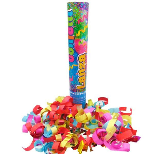 Cañon lanza confetti 30 cms