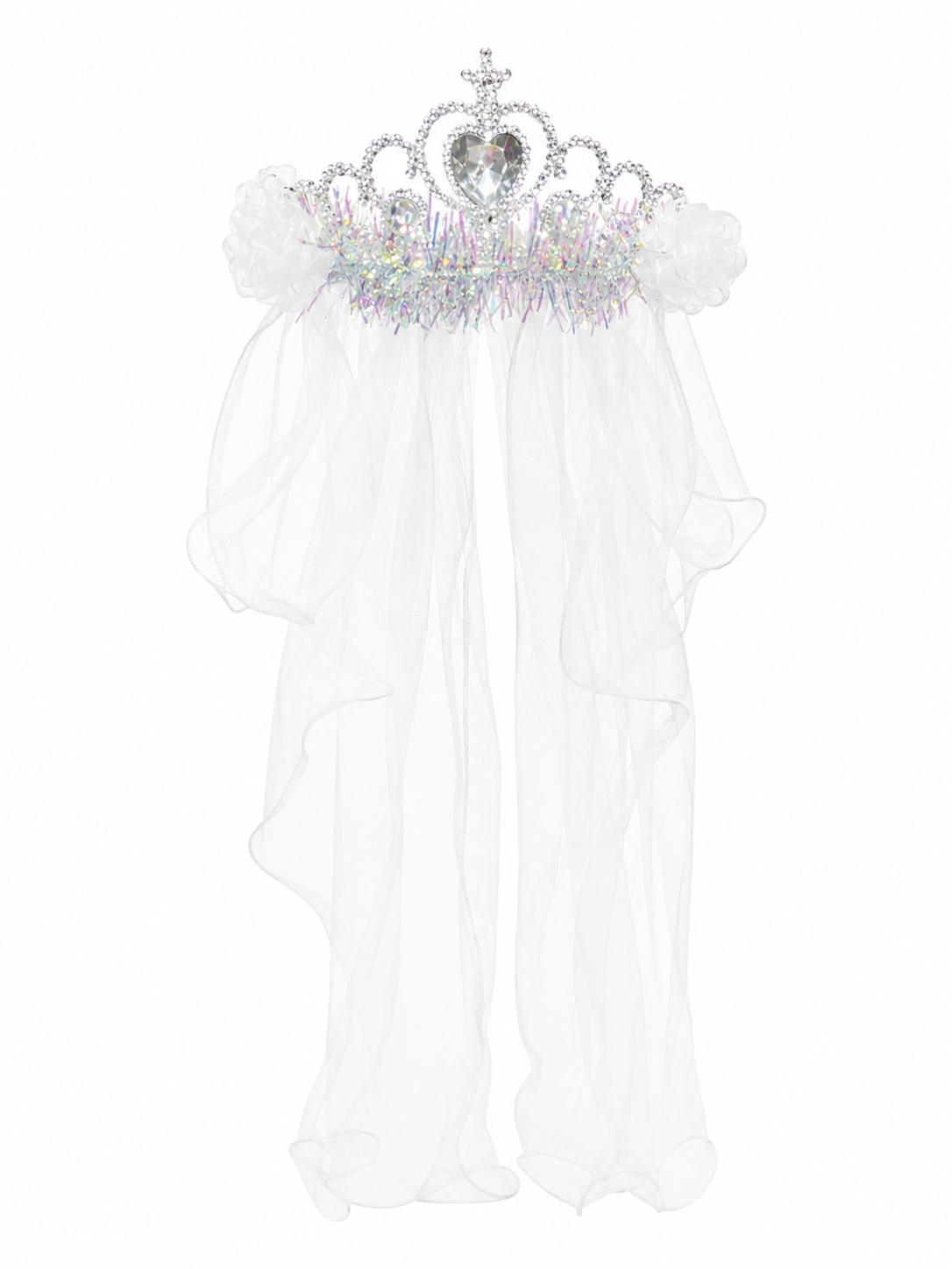 Tiara Novia LED Multicolor con Velo