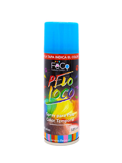 Pintura pelo spray azul