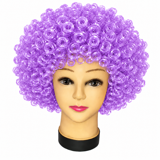 PELUCA AFRO LILA