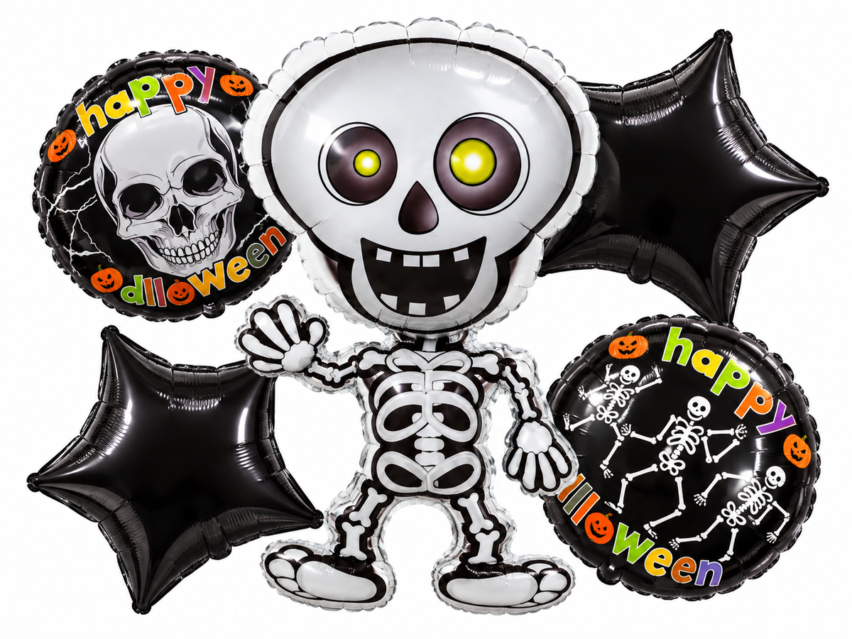 SET GLOBOS CALAVERA