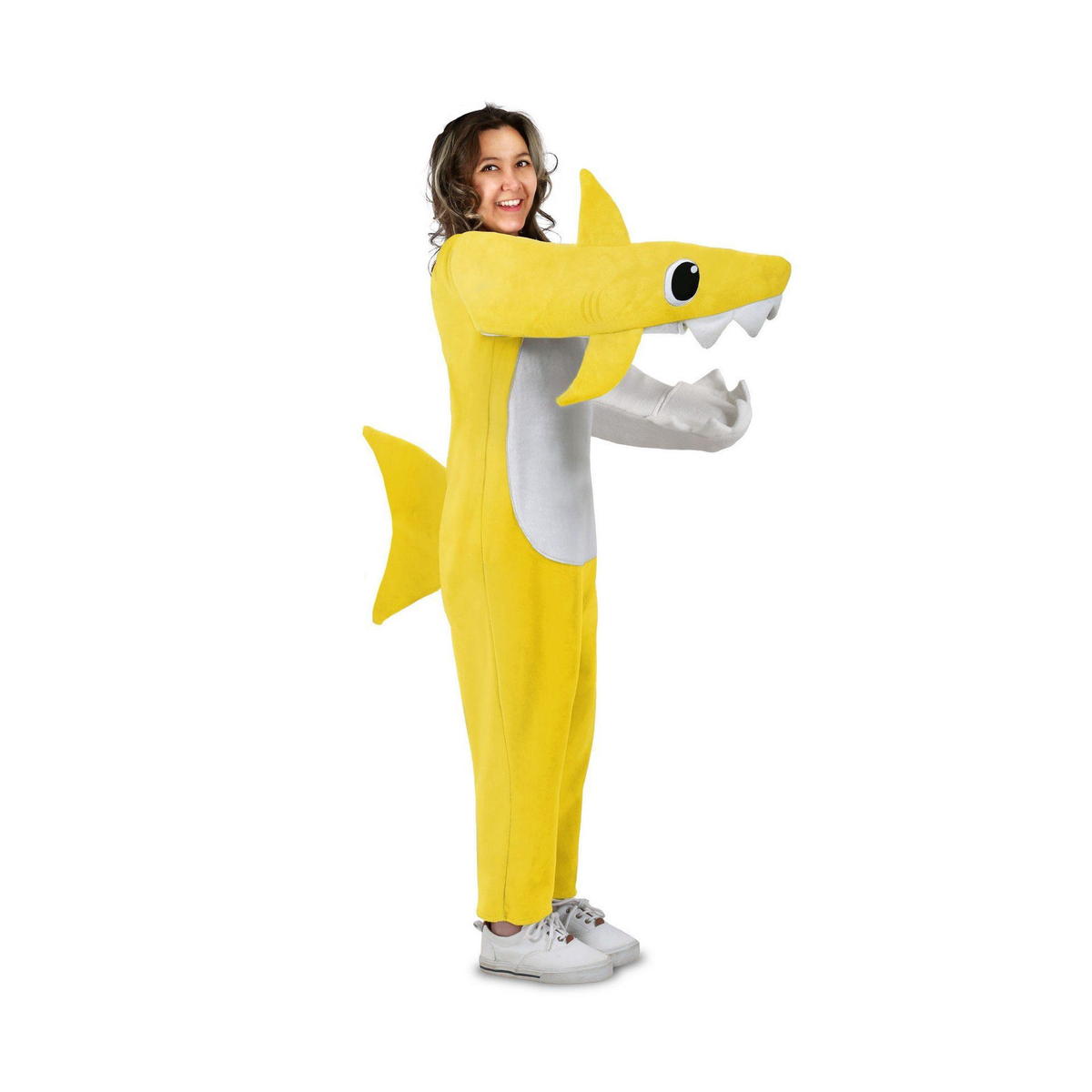 Disfraz Baby Shark Amarillo Adulto - Don Cotillón