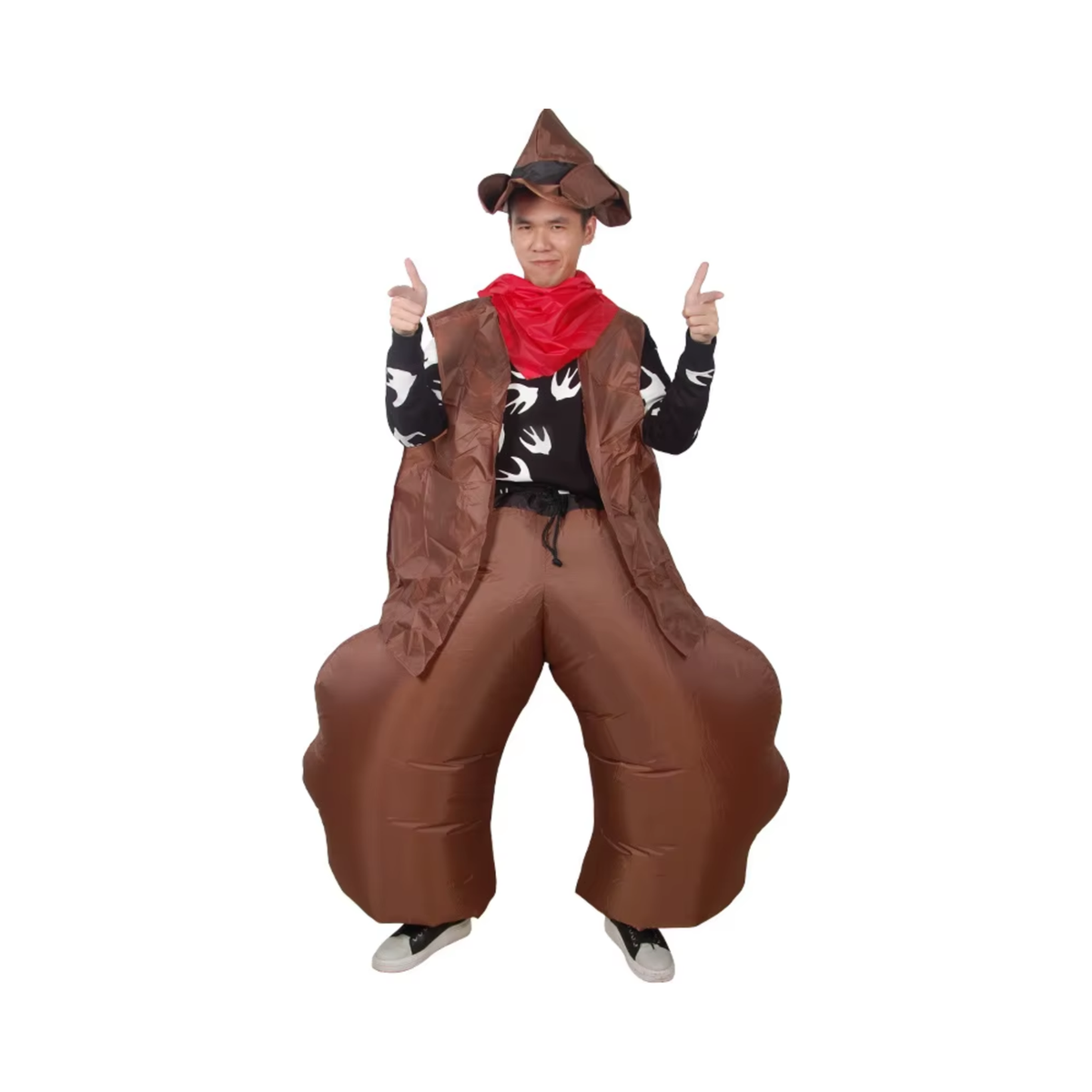 Disfraz Inflable Vaquero Adulto - Don Cotillón