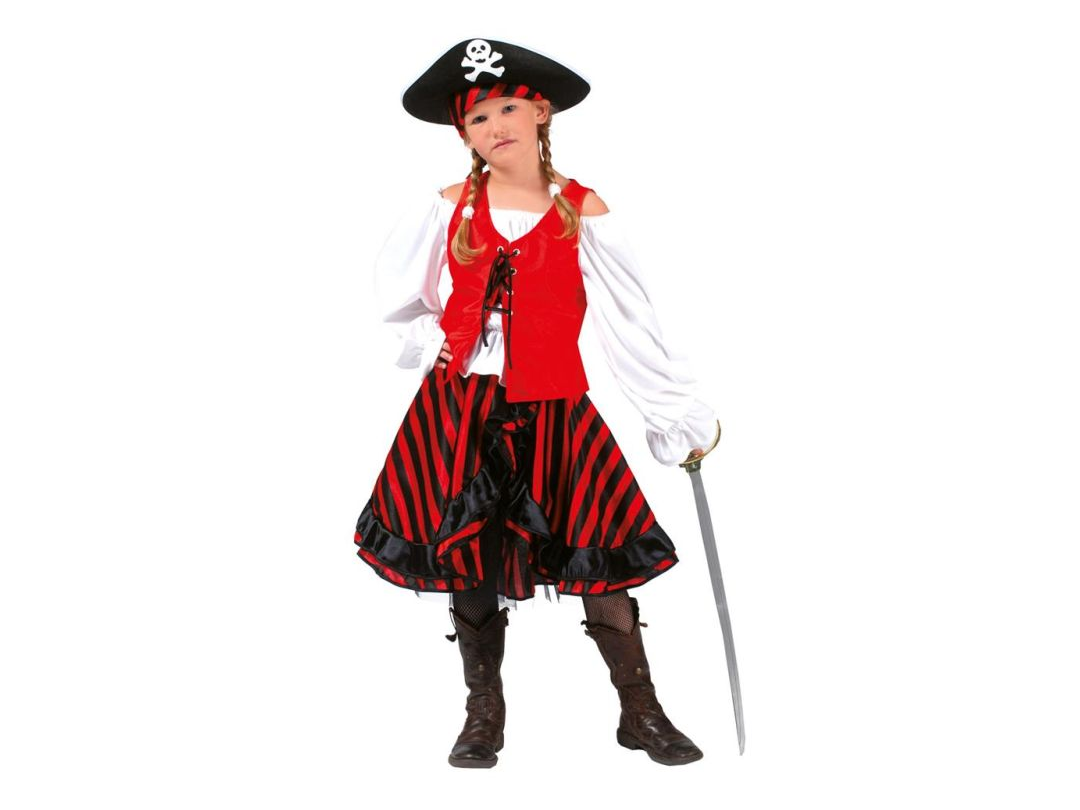 Disfraz Blackheart Pirata Niña - Don Cotillón