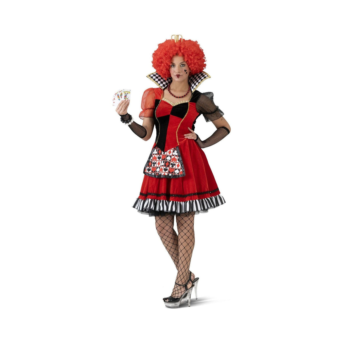 Disfraz Reina Roja de Cartas Mujer | Don Cotillón