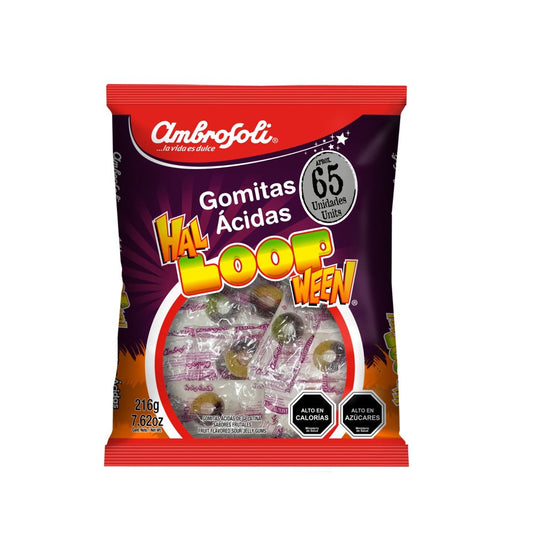 Gomitas ácidas Aros Halloween Ambrosoli