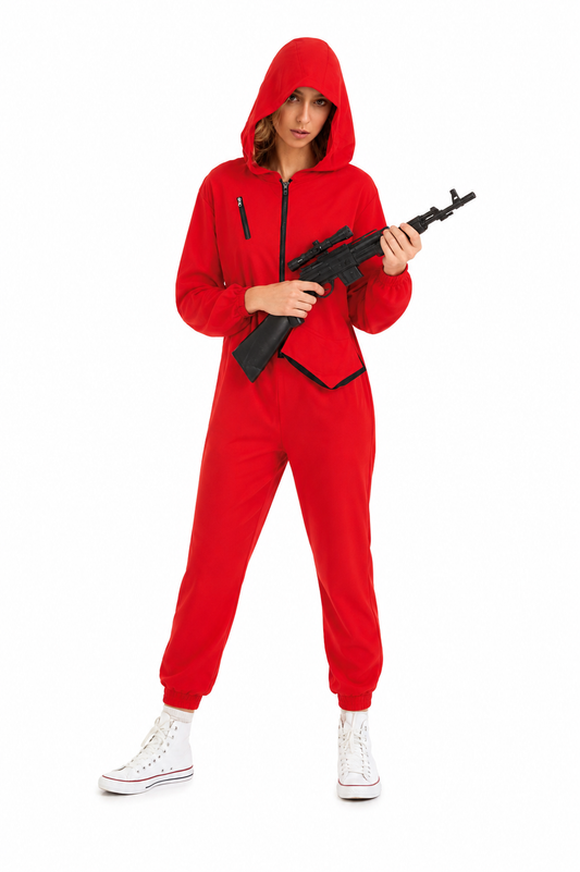 DISFRAZ OVEROL ROJO
