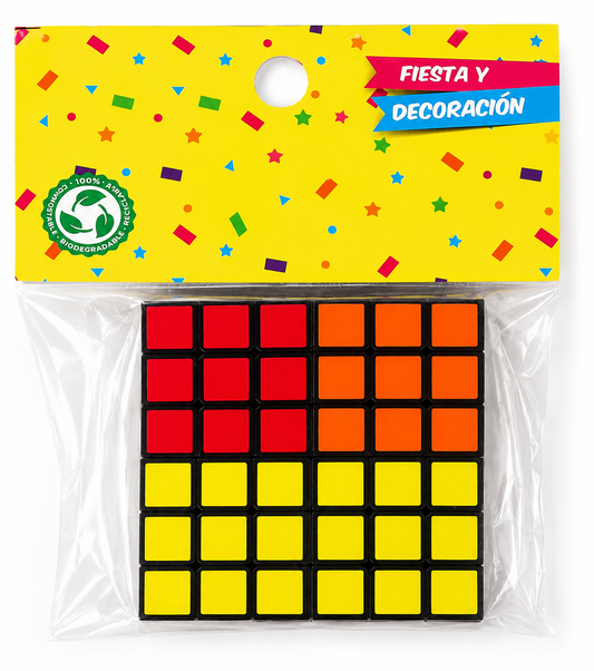 CUBO RUBIK X4 - Piñatas y Sorpresas