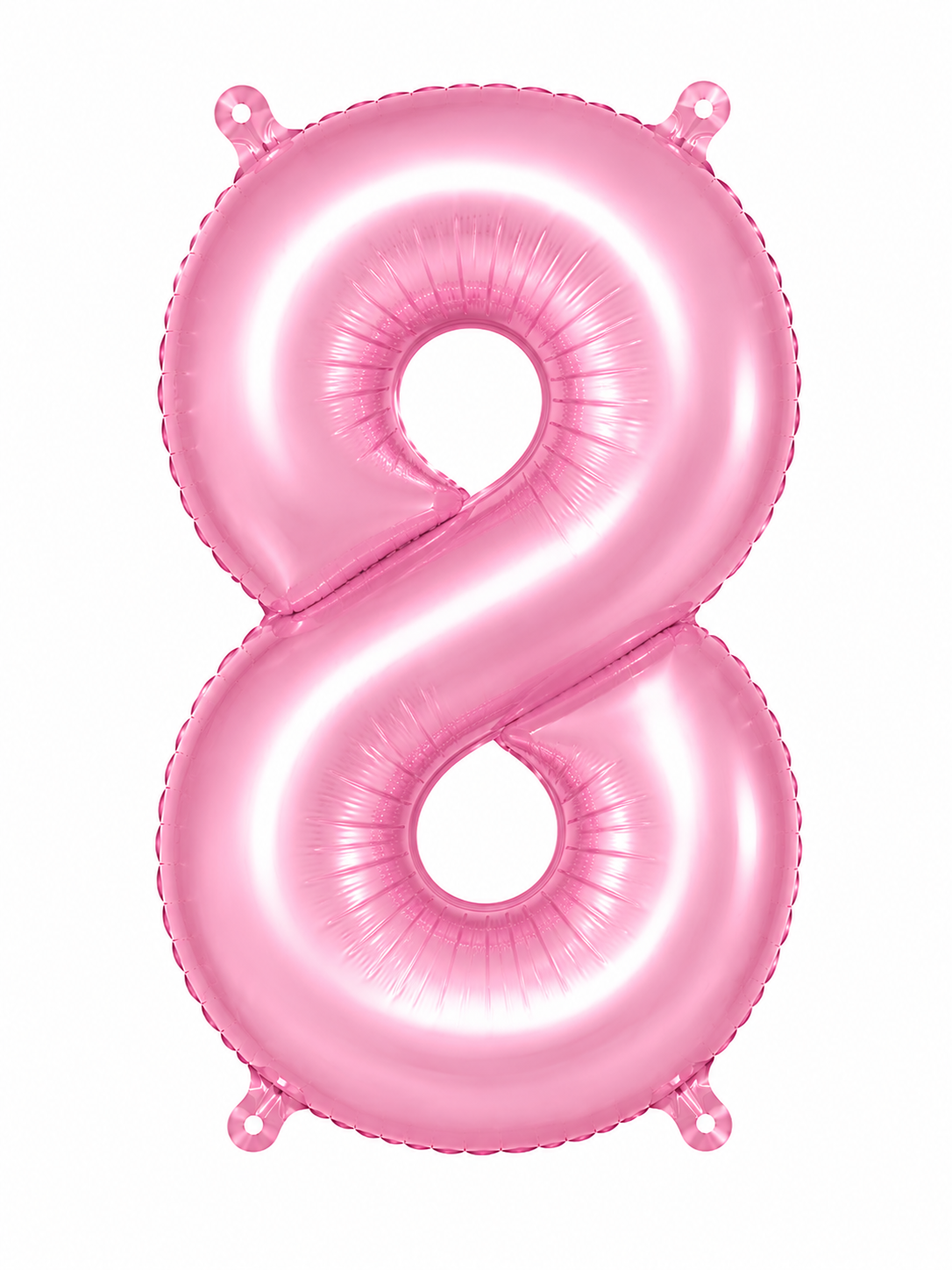 NUMERO DE GLOBO 8 ROSADO 32"