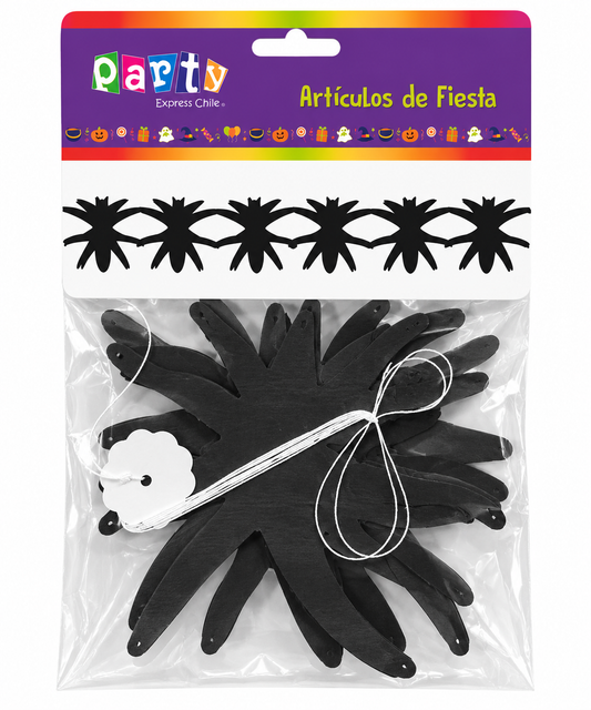 GUIRNALDA ARAÑAS HALLOWEEN