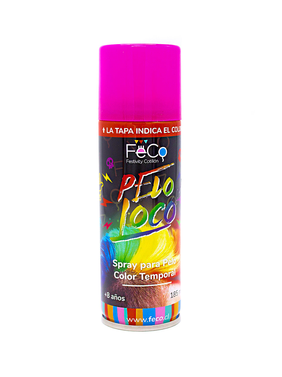 Pintura pelo spray fucsia